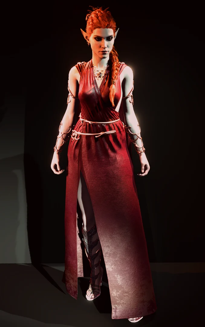 Blade Lineage Robe Elegant Robe with Accessories and Cape - Baldur's Gate 3 Fashion ...