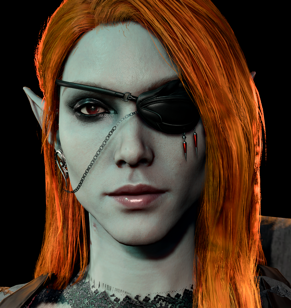 Nightveil Eyepatch [L] - Baldur's Gate 3 Fashion Encyclopaedia