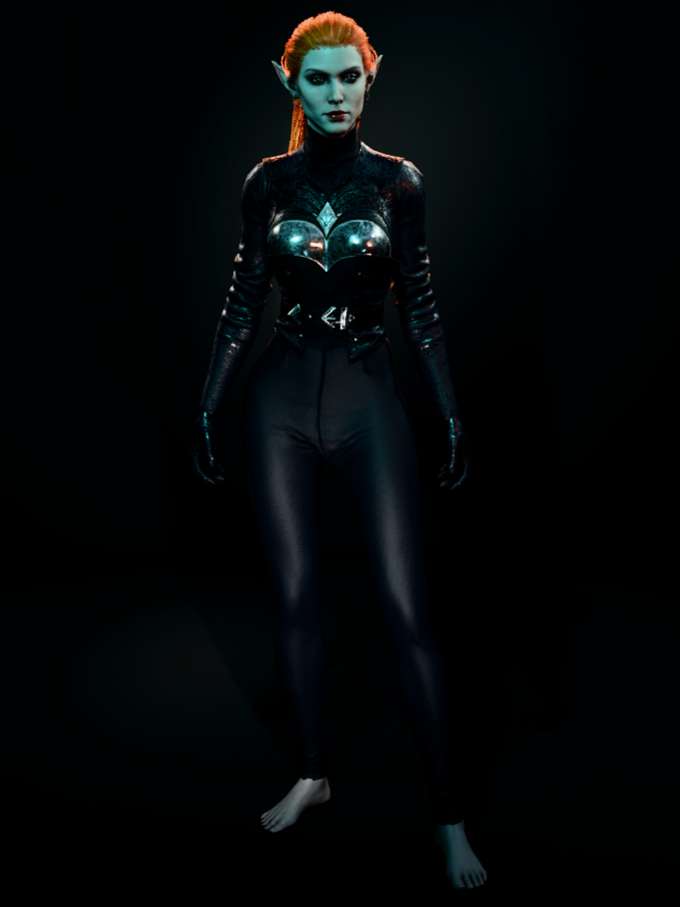 Raiment of the Raven V1 - Baldur's Gate 3 Fashion Encyclopaedia